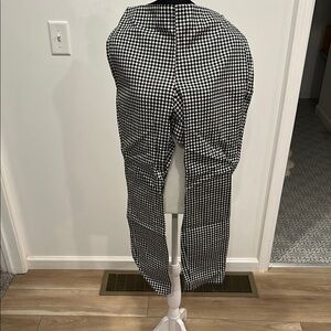 Old Navy Black and White Skinny Pants